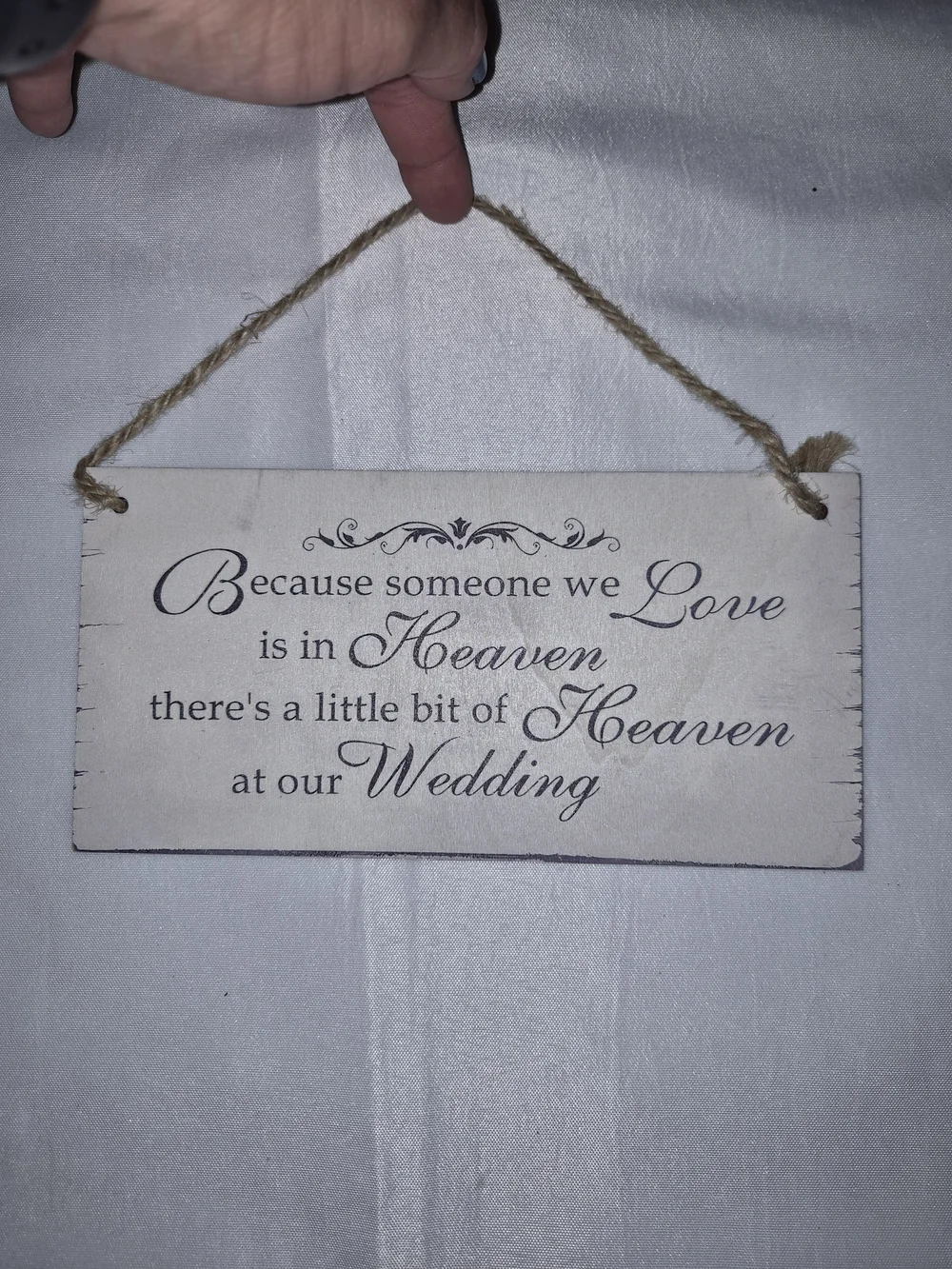 Wedding Hanging Sign 